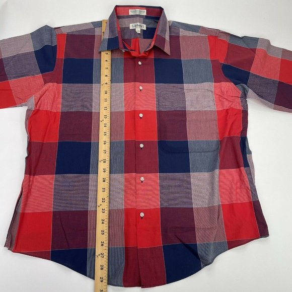 Cacharewl Mens Plaid Button Down Shirt - Picture 3 of 5